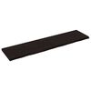 vidaXL Ba&eth;herbergisbor&eth;plata Br&uacute;nn 160x40x(2-4)cm Me&eth;h&ouml;ndla&eth;ur Vi&eth;ur