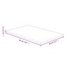 vidaXL Baðherbergisborðplata 60x40x1,5cm Ómeðhöndlaður Gegnheill Viður