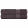 vidaXL Saunahandkl&aelig;&eth;i FROGN 2 stk. Antras&iacute;t 80x200 cm 360 gsm