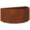 vidaXL Pl&ouml;ntuker Rusty 90 x 45 x 35 cm Ve&eth;ra&eth; st&aacute;l