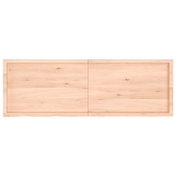 vidaXL Bor&eth;plata 180x60x(2-6) cm &Oacute;me&eth;h&ouml;ndlu&eth; Gegnheil Eik