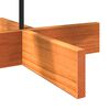 vidaXL Vi&eth;arj&oacute;latr&eacute; til skrauts Vaxbr&uacute;nt 100 cm Solid Wood Furu