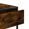 vidaXL Console Borð Reykt Eik 90x35x80 cm Engineered Wood