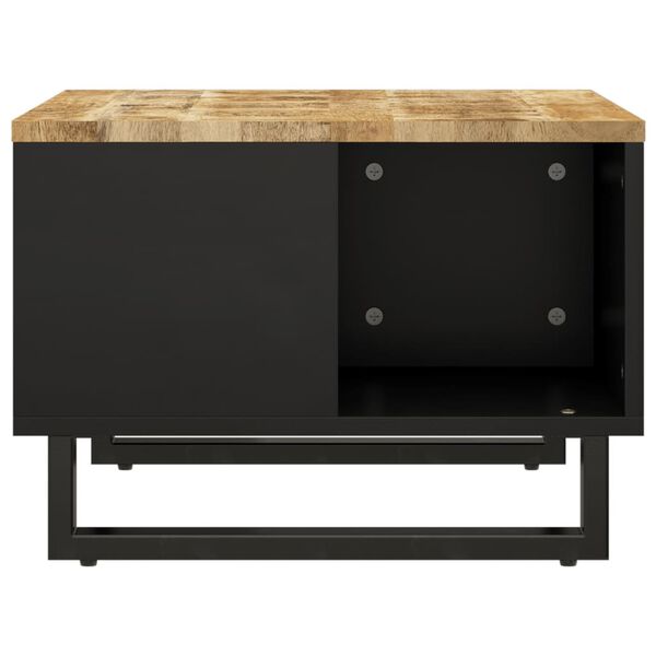 vidaXL Sófaborð 60x50x35 cm Gegnheill Mangóviður