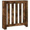vidaXL Ofnhl&iacute;f Reykt&oacute;na Eik 78x20x82 cm Samsettur Vi&eth;ur