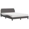 vidaXL R&uacute;m me&eth; D&yacute;nu Dover Gr&aacute;r 120x200 cm Gervile&eth;ur