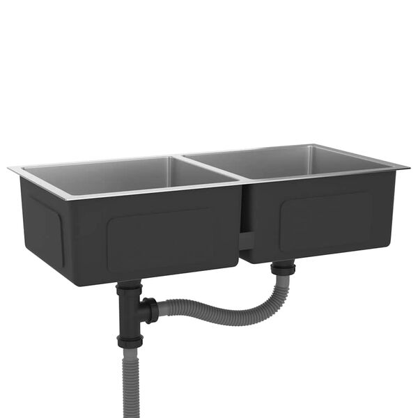 vidaXL Handger&eth;ur Eldh&uacute;svaskur Ry&eth;fr&iacute;tt St&aacute;l