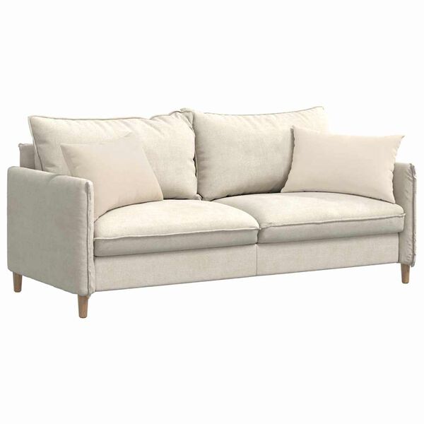 vidaXL Sófapúðar 2 pcs Drapplitaður 60 x 40 cm dúkur