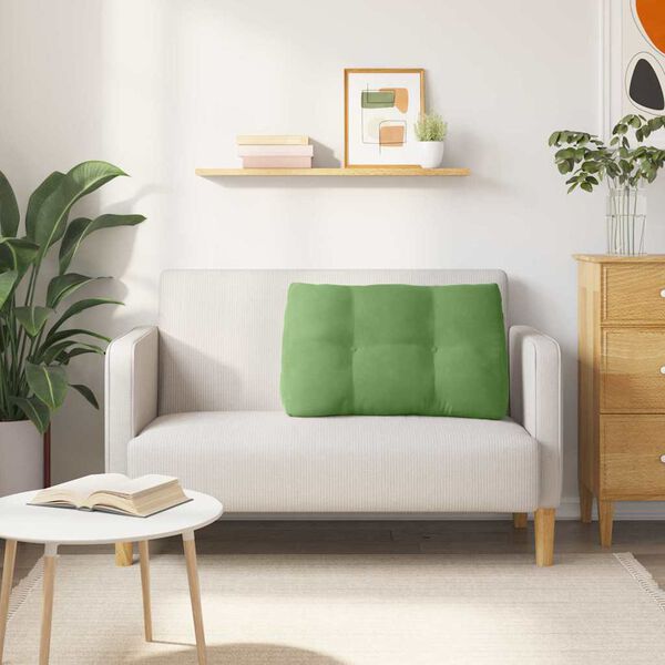 vidaXL Bakp&uacute;&eth;i L&eacute;tt gr&aelig;nn 80 x 24 x 50 cm Flauel