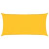 vidaXL Skyggnid&uacute;kur Segl 160 g/m&sup2; Gulur 2x4 m HDPE