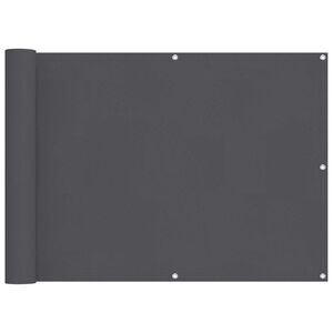 vidaXL Bakar&iacute; Skj&aacute;r Antras&iacute;t 75 x 200 cm PU h&uacute;&eth;a&eth; Oxford alu