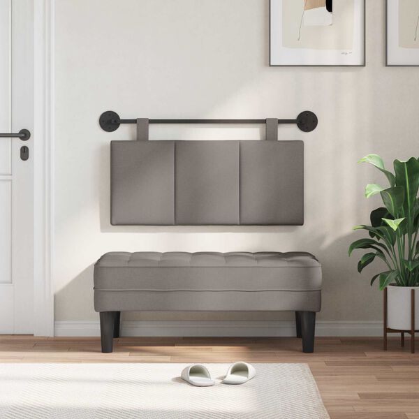 vidaXL Hengisk&aacute;li Vegghengt M&oacute;gr&aacute;r 90 x 55 x 5 cm d&uacute;kur