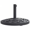 vidaXL Grunnur fyrir S&oacute;lhl&iacute;f me&eth; &Oslash;38/48 mm Stangir 9 kg H&aacute;lfhringur