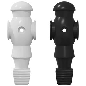 vidaXL F&oacute;tboltabor&eth; Leikmenn fyrir 3.6 x 3.1 x 10.8 cm Stangir 24 pcs