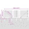 vidaXL Gir&eth;ingarp&oacute;stur Silfur 100 x 0,5 m (25 x 25 mm v&iacute;r) St&aacute;l