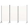 vidaXL 3-falt Skilr&uacute;m Hv&iacute;tt 260x180 cm
