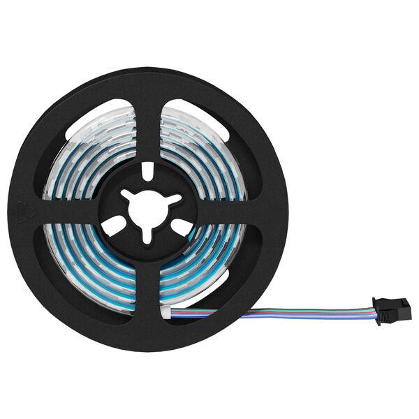 vidaXL LED strimill 2 pcs Svartur og gegnheill 900 mm Kopar og plast