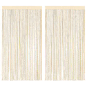 vidaXL Strengjagard&iacute;nur 2 stk. 100x250 cm Rj&oacute;magular