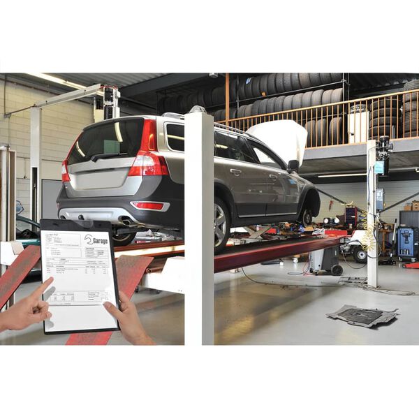 ProPlus verkstæðisviðgerðarpöntunarhaldari A4 10 stk Svartur 580040