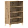 vidaXL Vi&eth;beinteyfla Artisan Eik 57 x 35 x 89.5 cm Samsettur vi&eth;ur