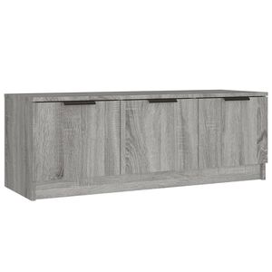 vidaXL Sj&oacute;nvarpssk&aacute;pur Gr&aacute;r Sonoma 102x35x36,5 cm Samsettur Vi&eth;ur
