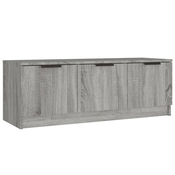 vidaXL Sj&oacute;nvarpssk&aacute;pur Gr&aacute;r Sonoma 102x35x36,5 cm Samsettur Vi&eth;ur
