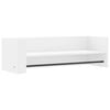vidaXL Vegghilla 100x35x30,5 cm Hv&iacute;tur Samsettur Vi&eth;ur