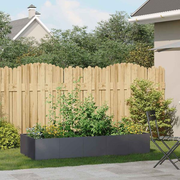 vidaXL Gr&oacute;&eth;urker Reykgr&aacute;tt 200x80x40 cm St&aacute;l