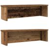 vidaXL Eldh&uacute;sgrind Staflanlegur 2 stk 50x15x16 cm Samsettur Vi&eth;ur