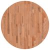 vidaXL Bor&eth;plata &Oslash;80x1,5 cm Kringl&oacute;tt Gegnheilt Beyki