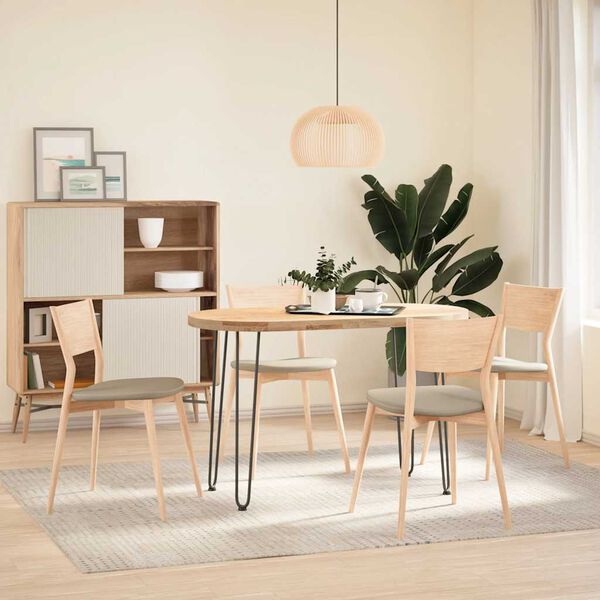 vidaXL h&aacute;rn&aacute;laf&aelig;tur fyrir bor&eth;stofubor&eth;, 4 stk., antras&iacute;t, 72 cm, gegnheilt st&aacute;l