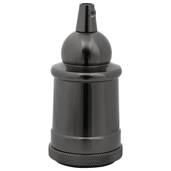 vidaXL lampahaldarar 2 stk Glossy Black E27