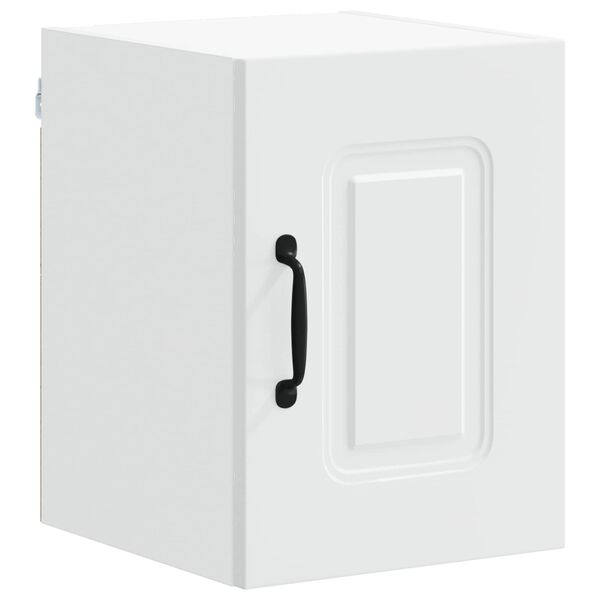 vidaXL Eldh&uacute;s sk&aacute;pur Kalmar Hv&iacute;tt 30 x 31 x 40 cm Samsettur vi&eth;ur