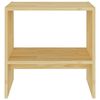 vidaXL Náttborð 40x30,5x40 cm Gegnheil Fura