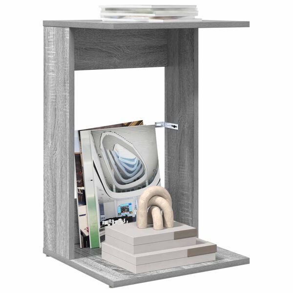 vidaXL Hli&eth;arbor&eth; Gr&aacute;r Sonoma 40 x 38 x 62,5 cm Samsettur vi&eth;ur