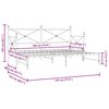 vidaXL Daybed me&eth; r&uacute;llu &aacute;n d&yacute;nu Svartur 75x190 cm St&aacute;l