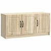 vidaXL Sj&oacute;nvarpssk&aacute;pur Sonoma eikarlitur 99 x 34,5 x 47 cm