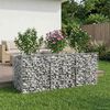 vidaXL Gabion h&aelig;kka&eth; r&uacute;m Silfur 150 x 50 x 60 cm Galvaniserad st&aacute;l