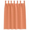 vidaXL Svartgard&iacute;nur me&eth; hringjum 2 pcs terracotta 140 x 140 cm