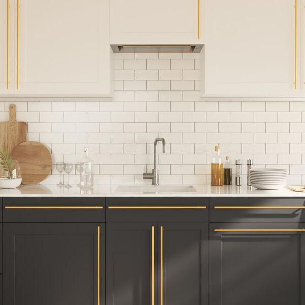 vidaXL Sk&aacute;pur Handf&ouml;ng 20 stk Gulllitu&eth; 480 mm Ry&eth;fr&iacute;tt st&aacute;l