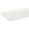 vidaXL Flj&oacute;tandi skrifbor&eth; Vegghengt 4 pcs Hv&iacute;t 40 x 9 x 2,5 cm St&aacute;l