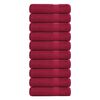 vidaXL Ba&eth;handkl&aelig;&eth;i FROGN 10 stk. Bordeaux 100x150 cm 360 gsm