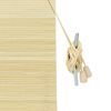 vidaXL R&uacute;llugard&iacute;na me&eth; gluggatj&ouml;ldum N&aacute;tt&uacute;ra 80 x 220 cm bamboo