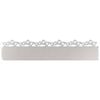 vidaXL Grasskantur 10 pcs Silfur 103 x 0,05 x 22 cm Ry&eth;fr&iacute;tt St&aacute;l