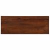 vidaXL Bor&eth;plata 90x30x3,8 cm R&eacute;tthyrnd Gegnheil Mang&oacute;vi&eth;ur