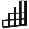 vidaXL Staircase B&oacute;kask&aacute;pur Svartur 142 cm Samsettur Vi&eth;ur