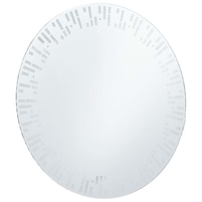 vidaXL LED Spegill fyrir Baðherbergi 80 cm