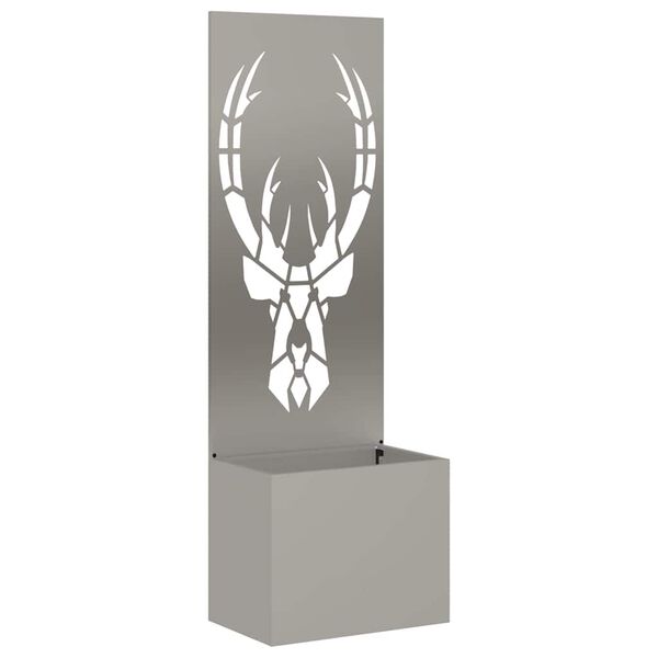 vidaXL Gar&eth;s b&uacute;na&eth; skj&aacute;r Rusty 50 x 32 x 150 cm Ve&eth;ra&eth; st&aacute;l