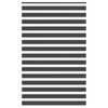 vidaXL Zebra Gard&iacute;na Sv&ouml;rt 145x200 cm Efni Breidd 140,9cm P&oacute;l&yacute;ester