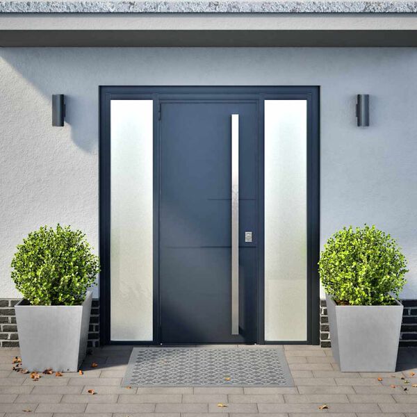 vidaXL Gr&oacute;&eth;urker &iacute; Gar&eth;inn 2 stk 50x50x50 cm S&iacute;nkh&uacute;&eth;a&eth; St&aacute;l